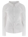 MM6 Maison Margiela White Cotton Blouse