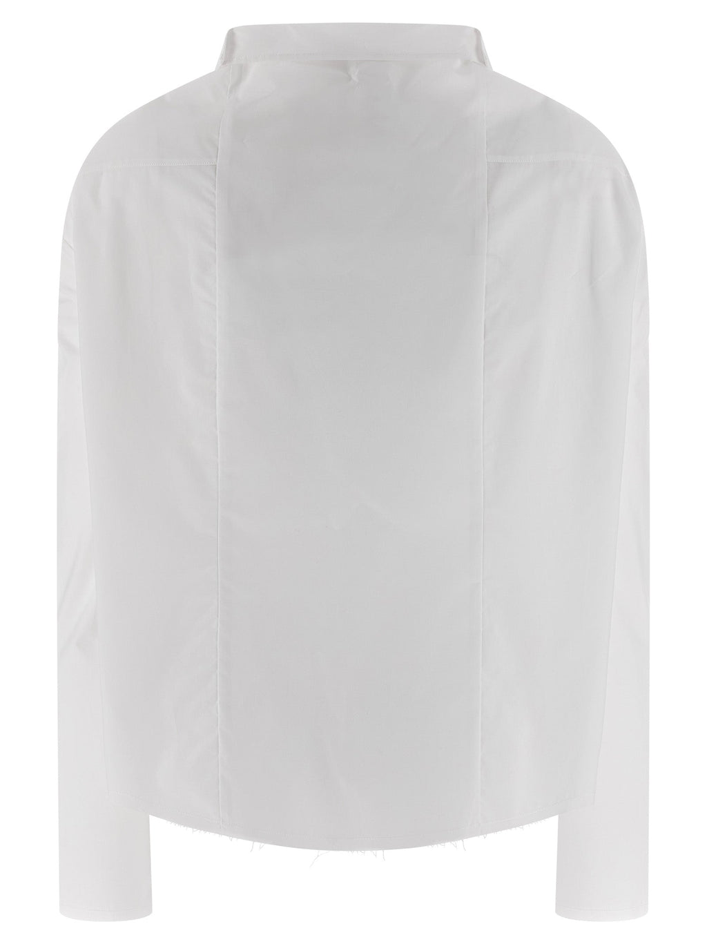MM6 Maison Margiela White Cotton Blouse