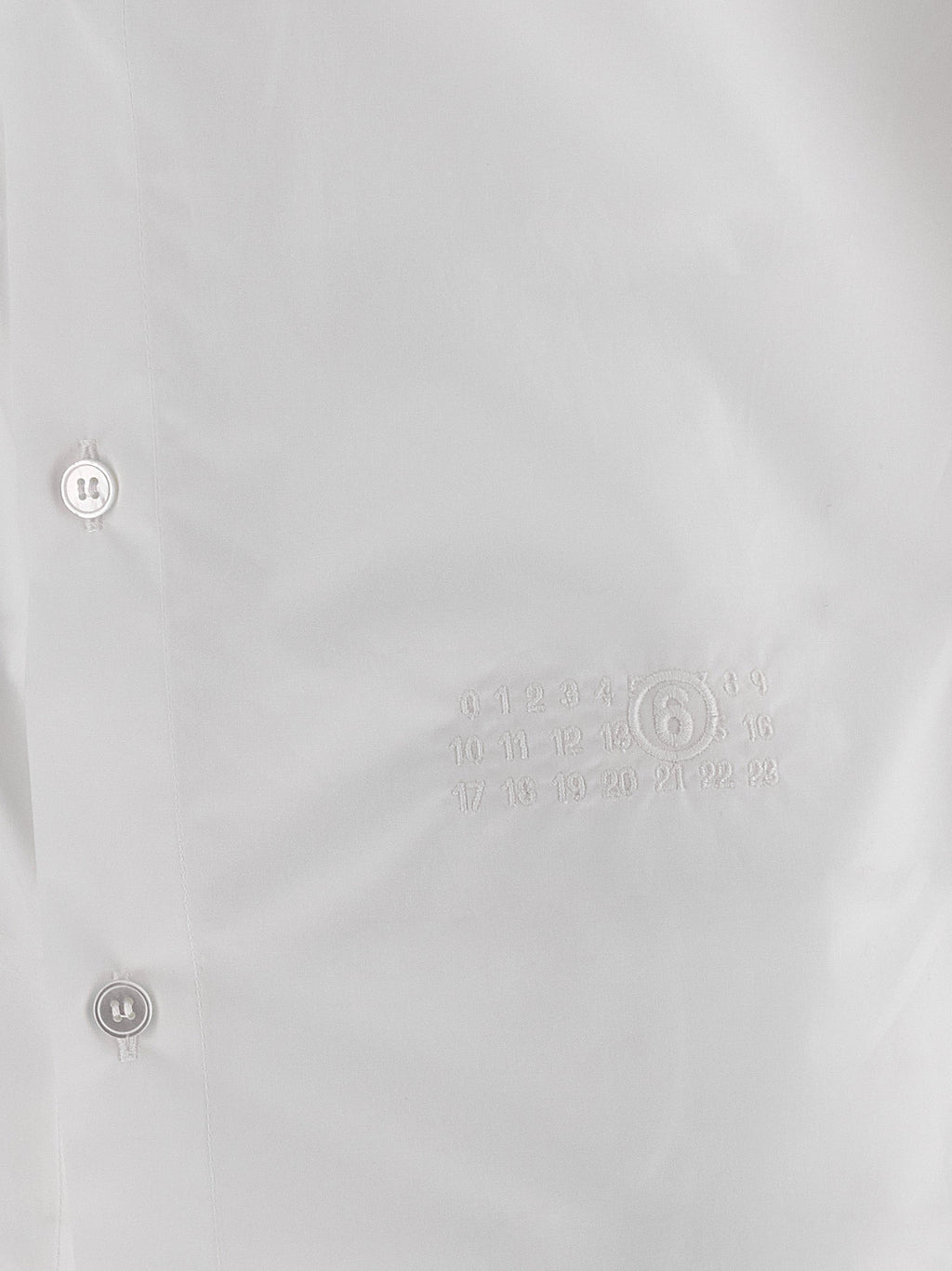 MM6 Maison Margiela White Cotton Blouse