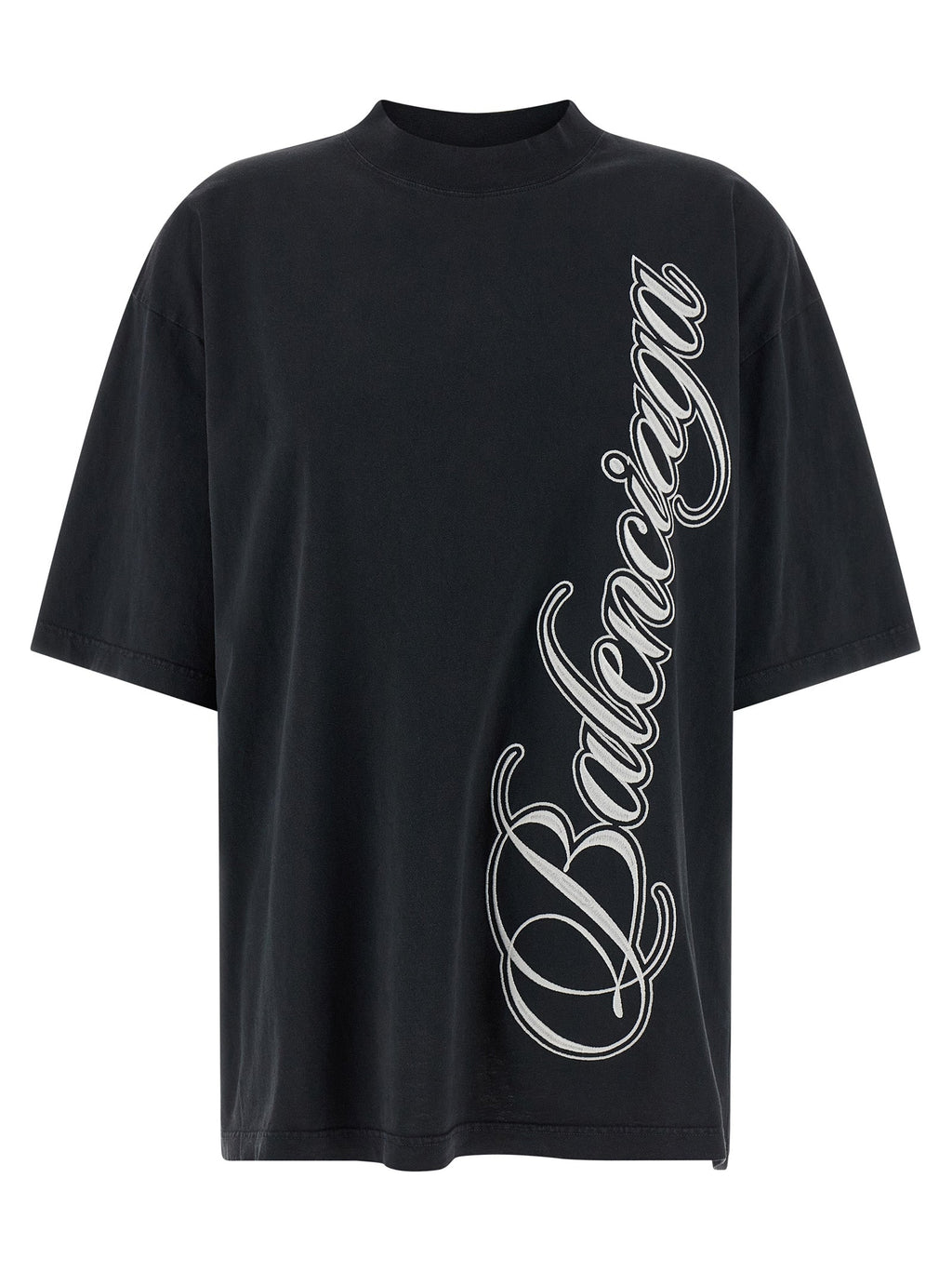 Balenciaga Black Cotton T-Shirt