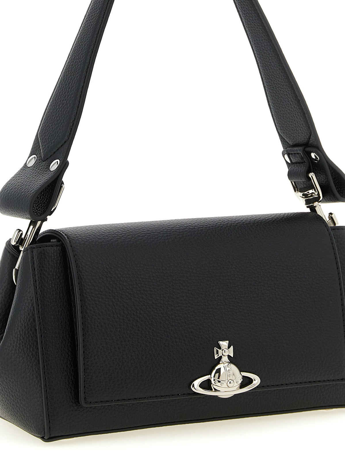Vivienne Westwood Black Polyethylene Shoulder Bag