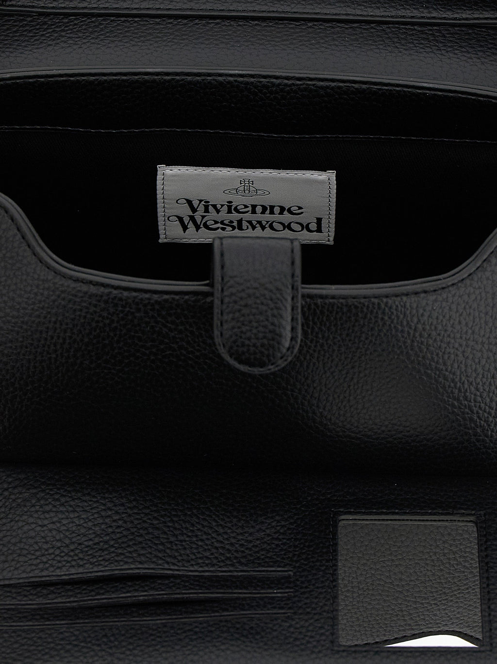 Vivienne Westwood Black Polyethylene Shoulder Bag