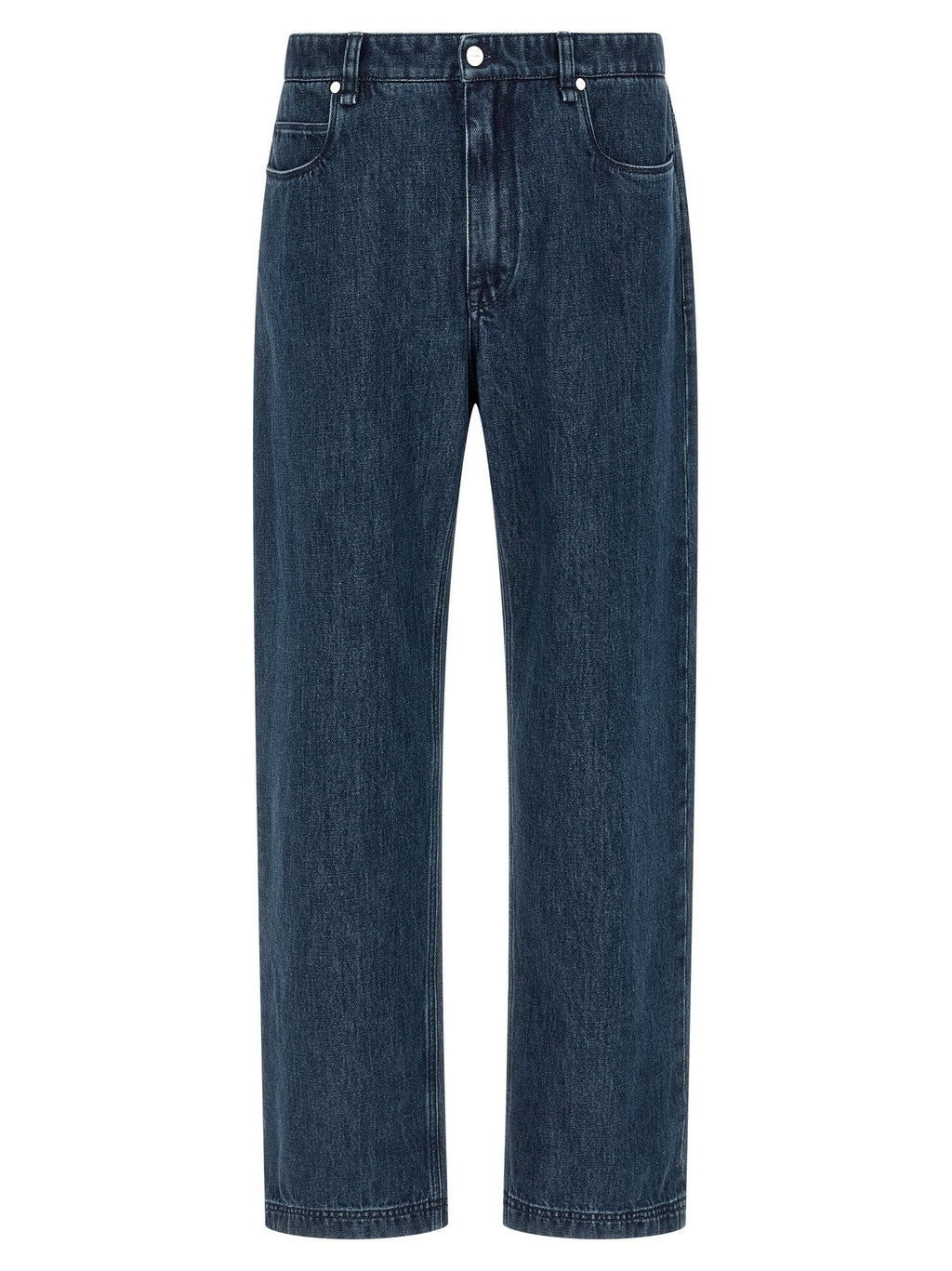 Fendi Blue Cotton Flared Jeans