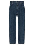 Fendi Blue Cotton Flared Jeans