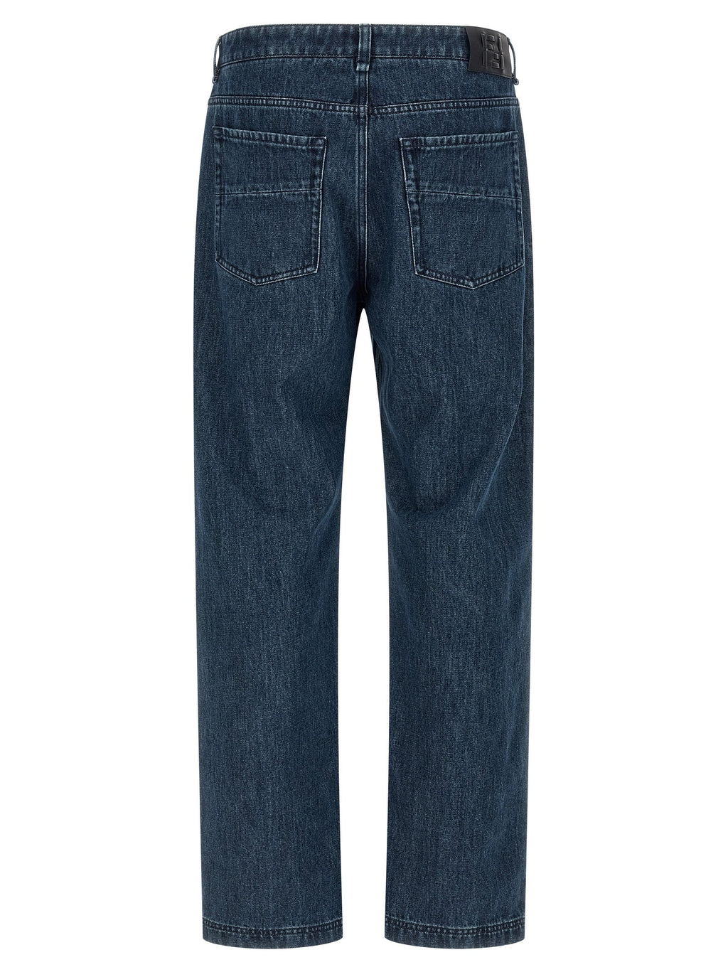 Fendi Blue Cotton Flared Jeans