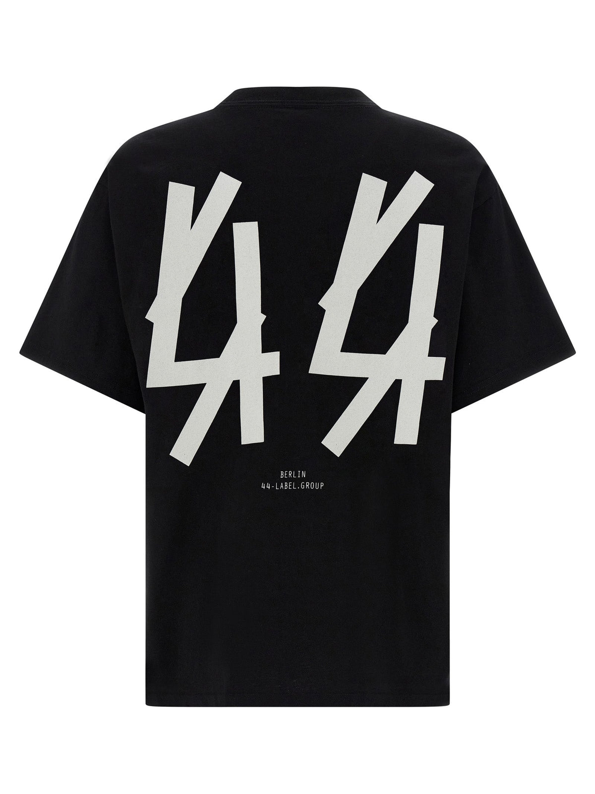 44 Label Group Black Cotton T-Shirt