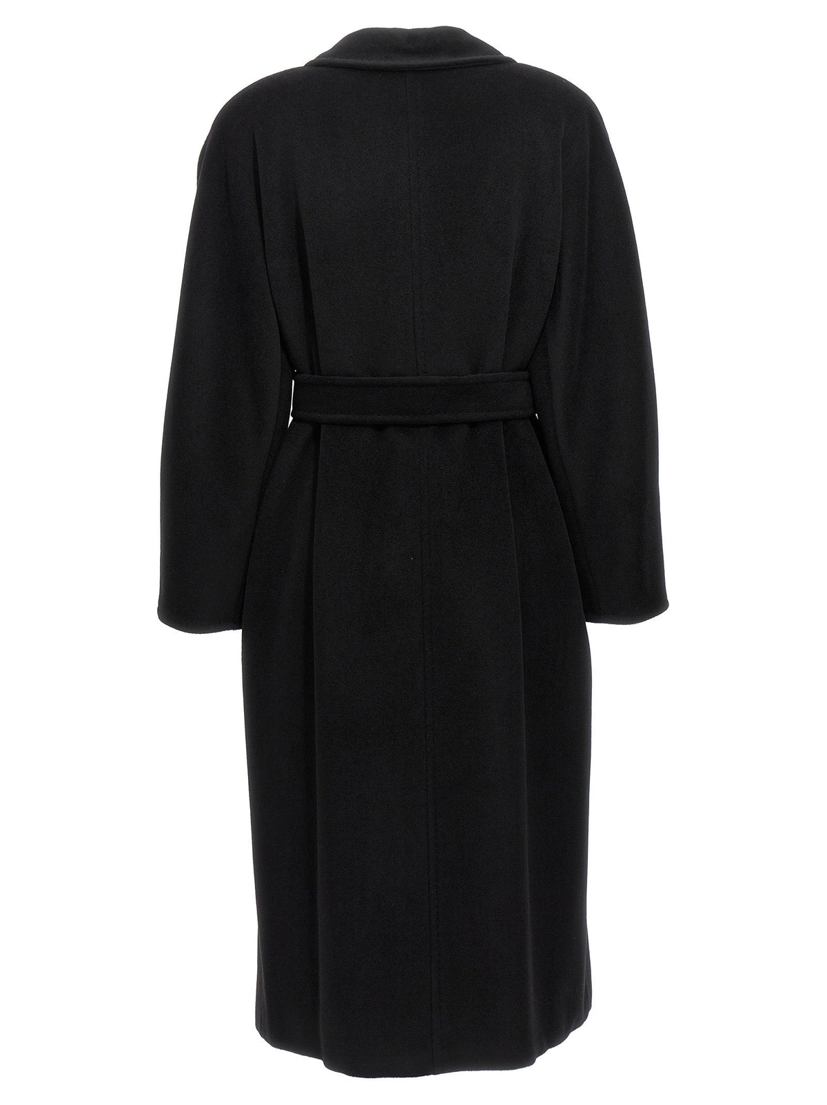Max Mara Black Virgin Wool Coat