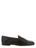Tod's Black Lamb Leather Slip-On Loafers