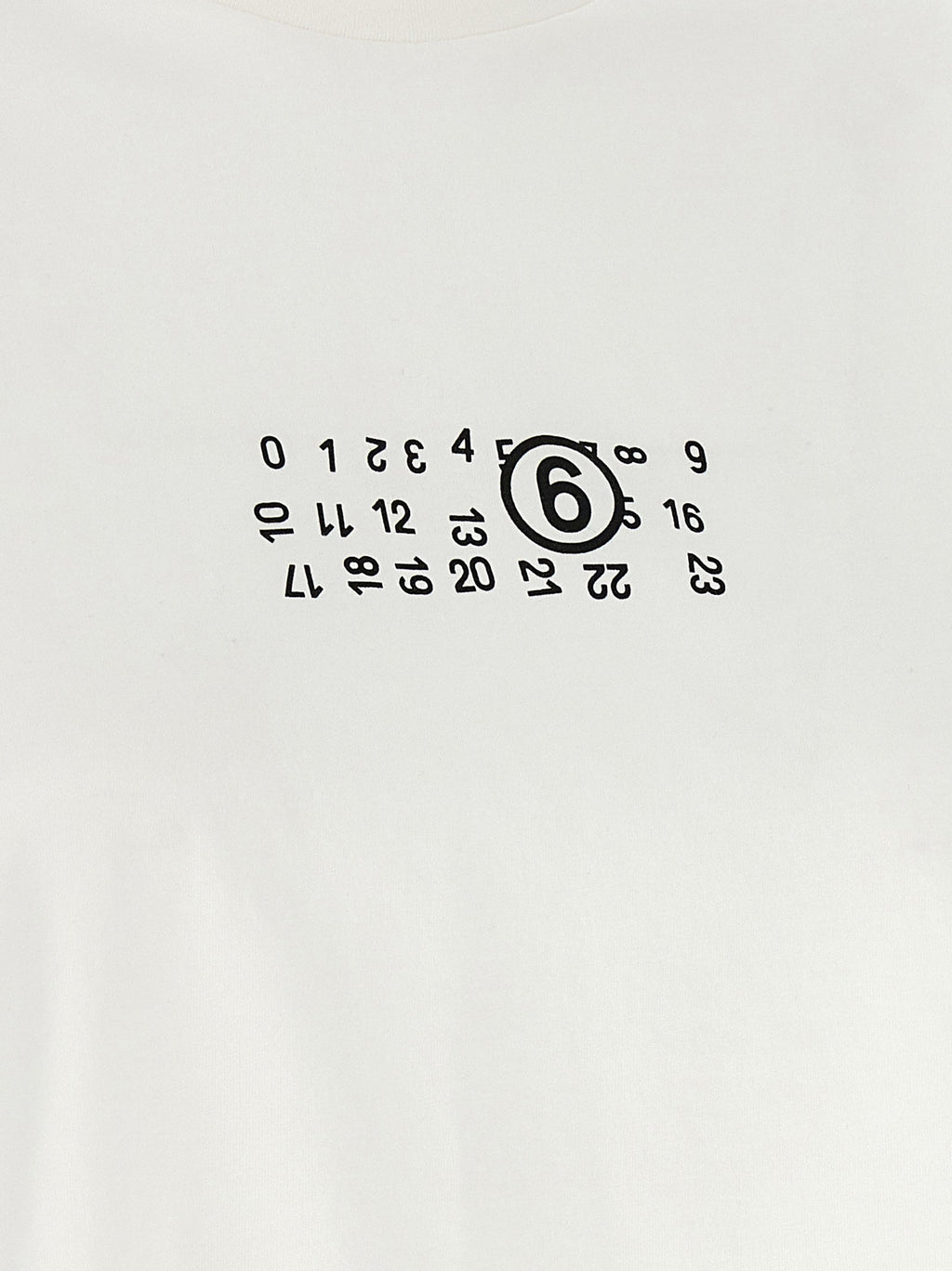MM6 Maison Margiela White Cotton T-Shirt