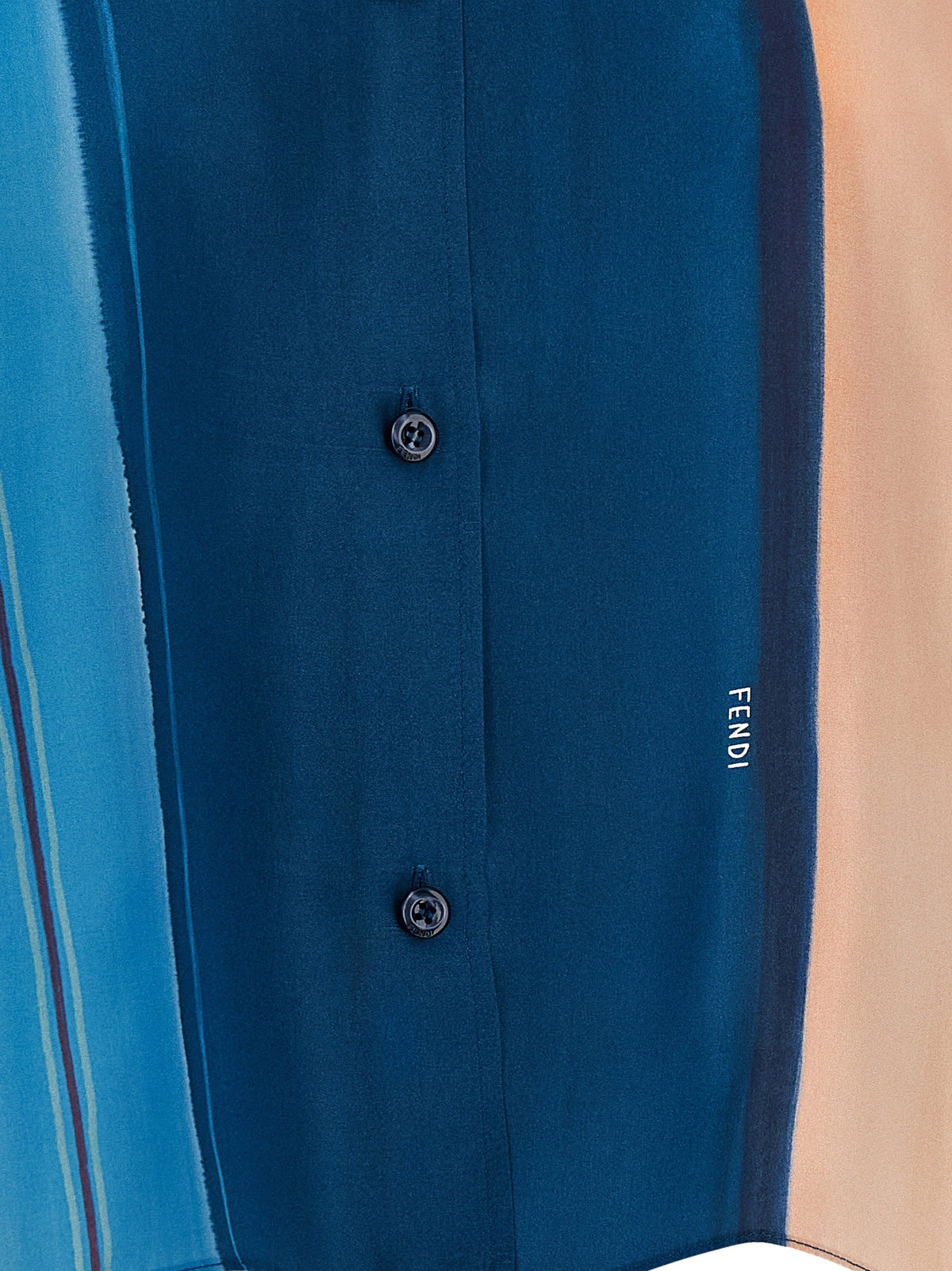 Fendi Multicolor Silk Blouse