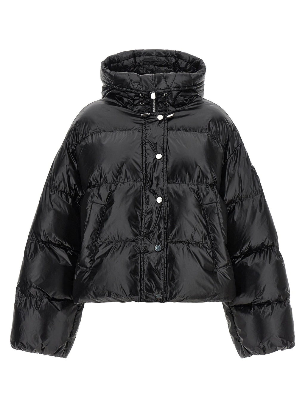 PINKO Black Polyamide Shell Jacket