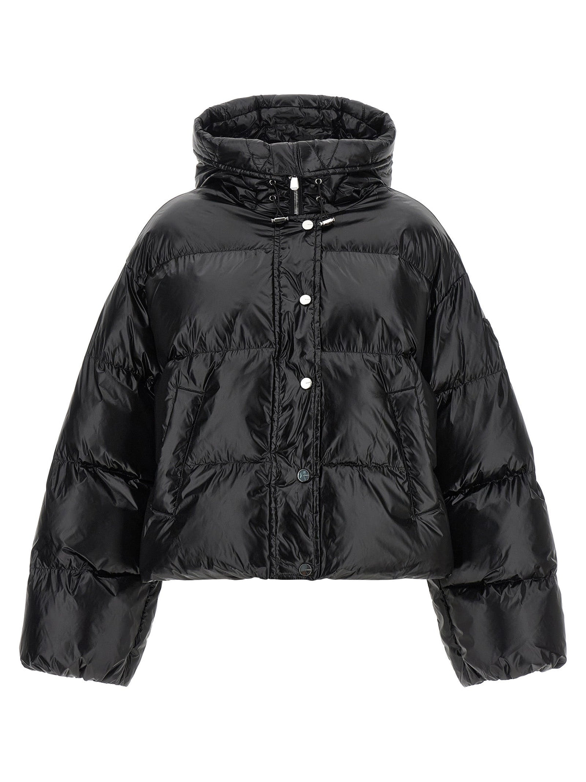 PINKO Black Polyamide Shell Jacket