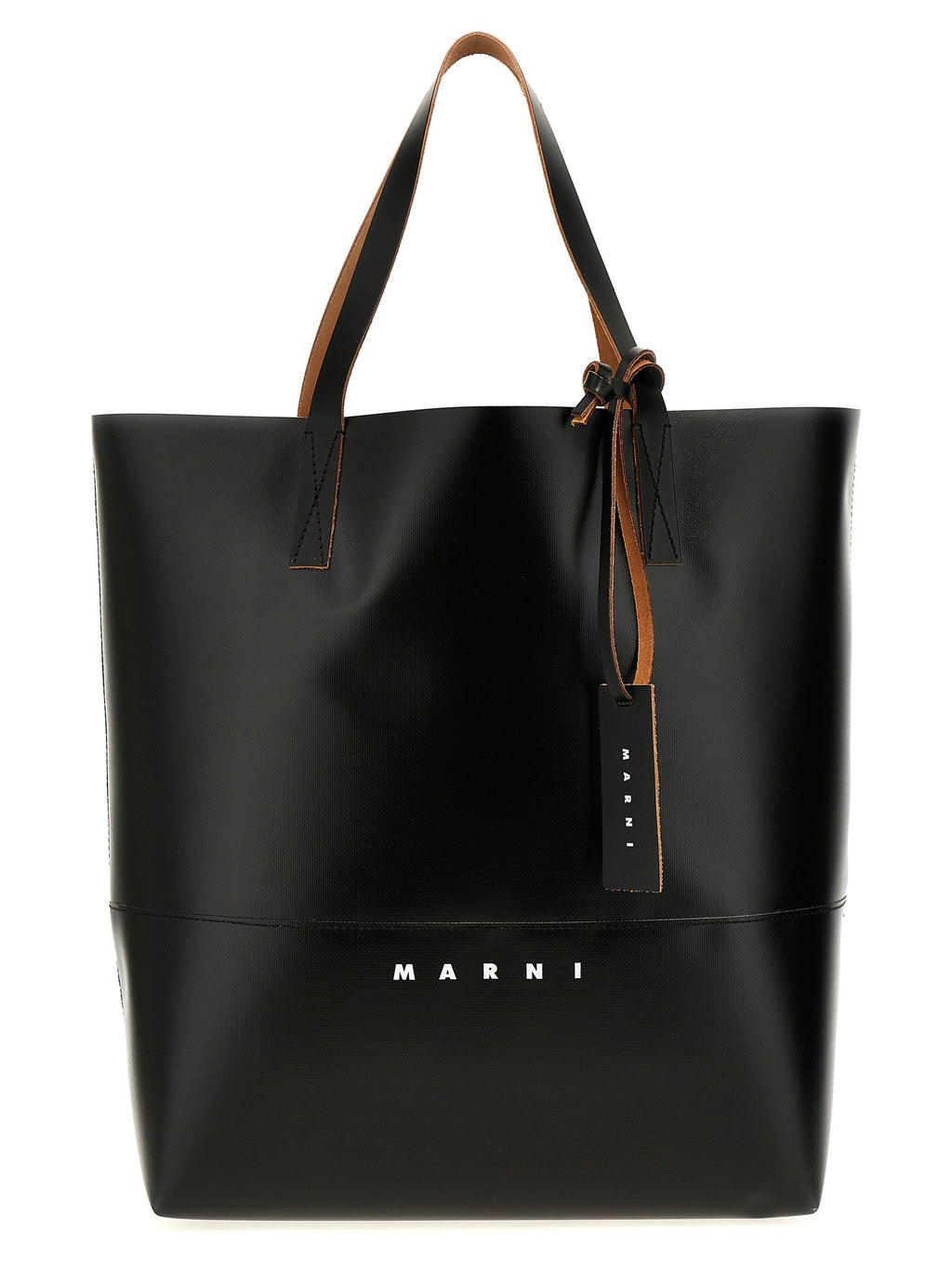 Marni Black Polyethylene Tote Bag
