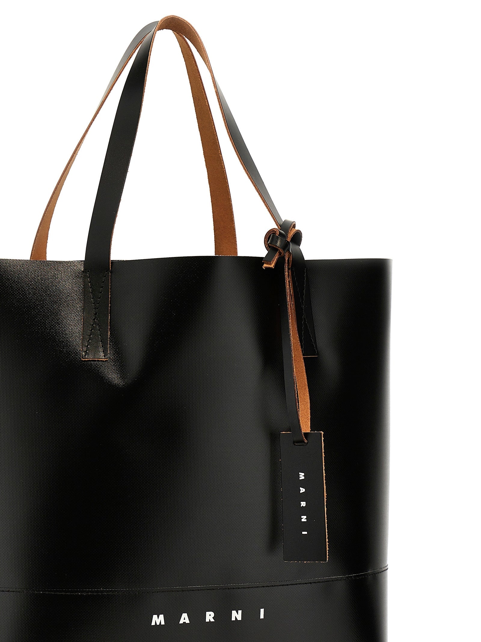 Marni Black Polyethylene Tote Bag