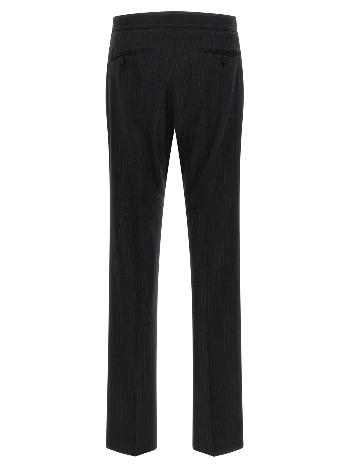 Tom Ford Black Wool Two-Piece Suit
