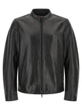 Diesel Black Lamb Leather Leather Jacket