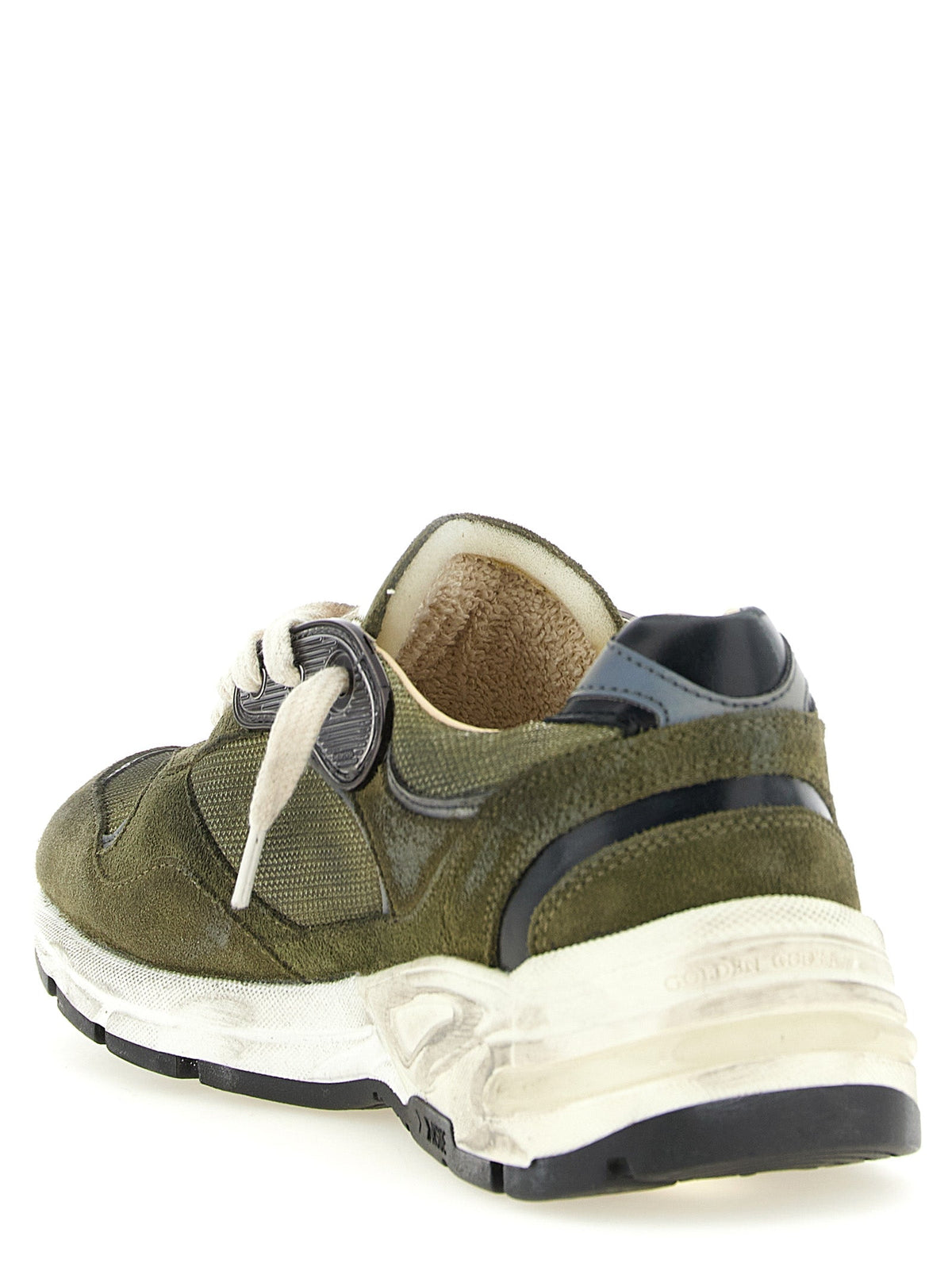 Golden Goose Bicolor Leather Athletic Sneakers