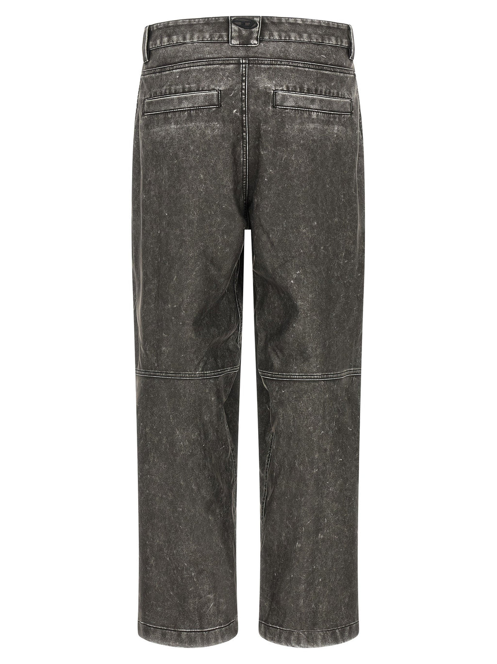 Diesel Gray Polyethylene Casual Pants