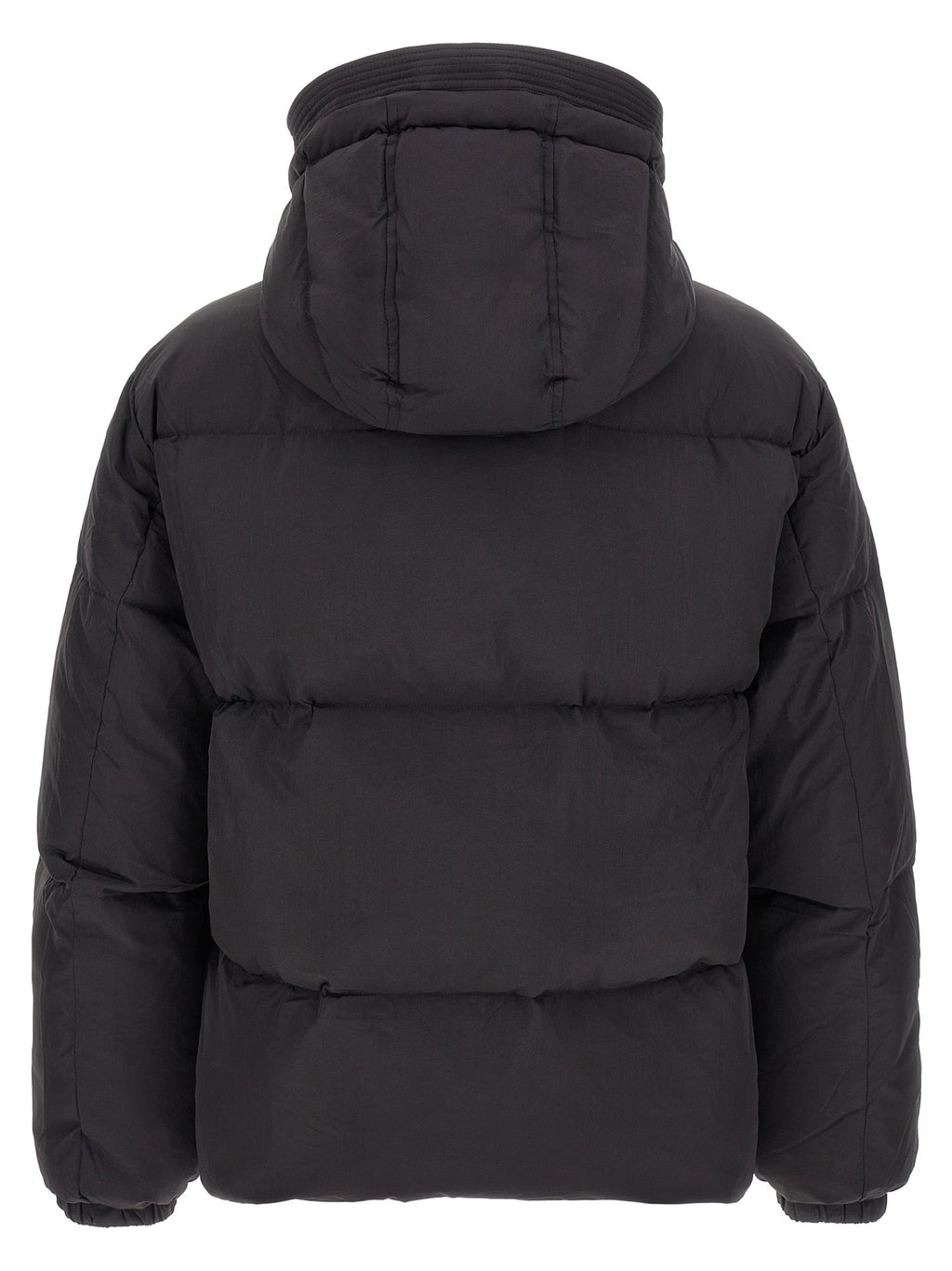 Diesel Black Polyamide Full-Length Jacket