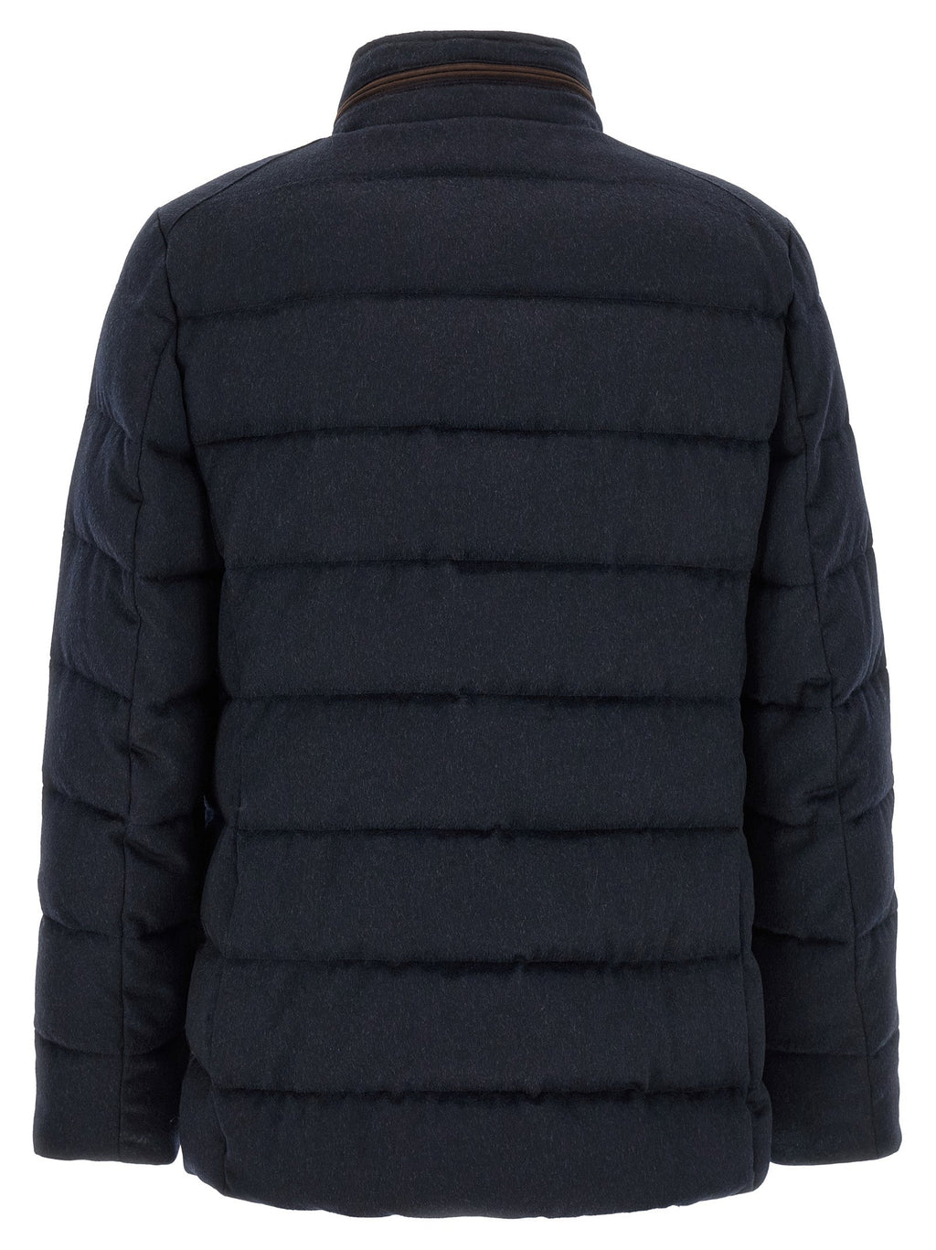 MooRER Blue Wool Full-Length Jacket