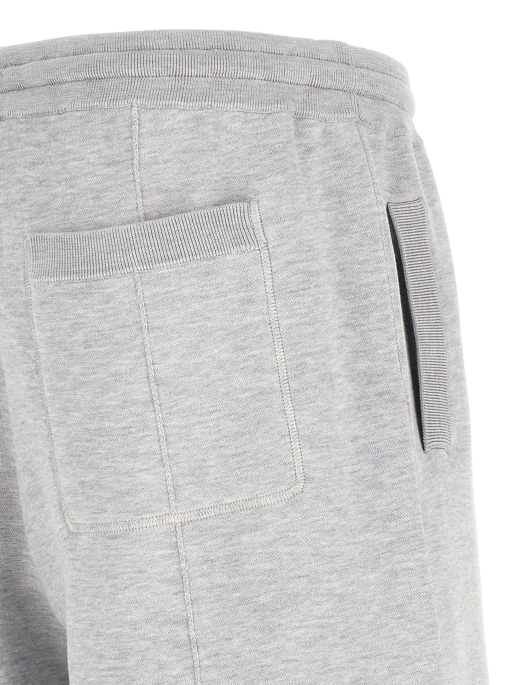 Brunello Cucinelli Gray Silk Bermuda Shorts