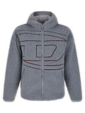 Diesel Gray Polyester Sweatshirt