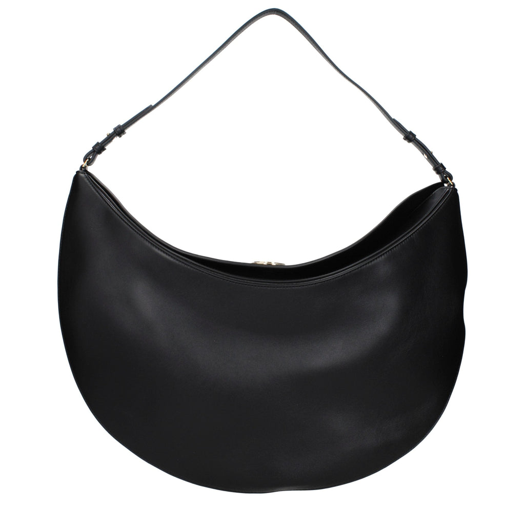 Jacquemus Black Leather Shoulder Bag