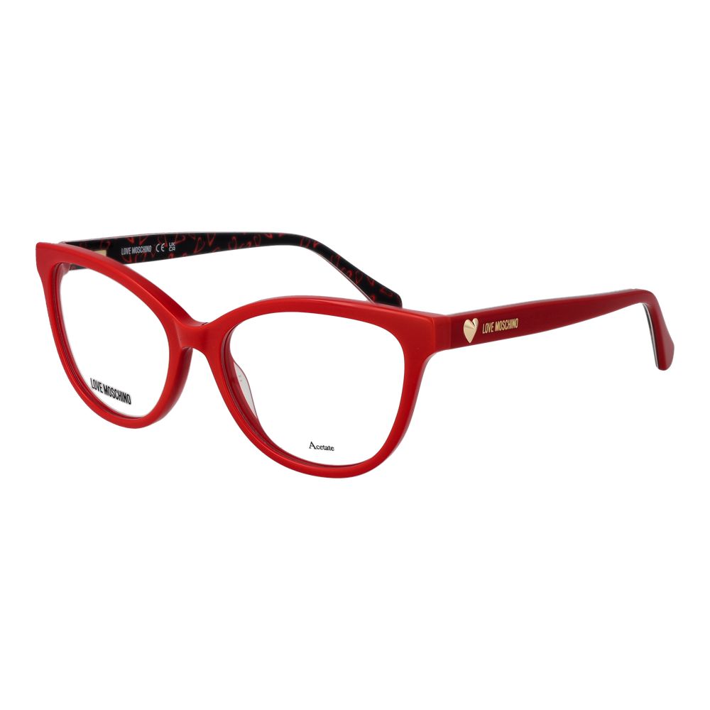 Love Moschino Red Acetate Glasses (Frames)