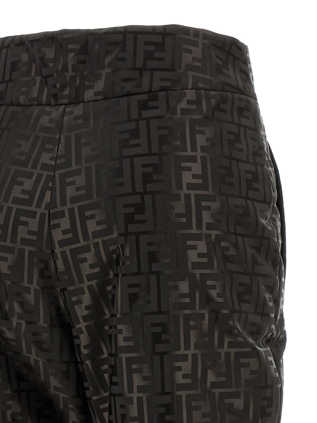 Fendi Brown Cotton Athletic Pants