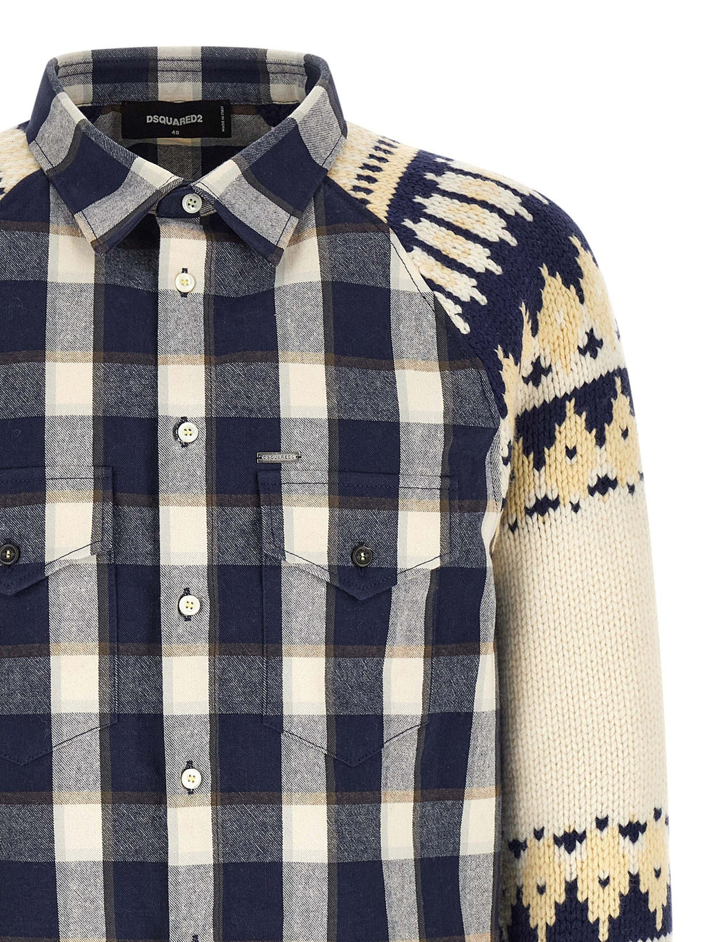 Dsquared² Multicolor Cotton Blouse