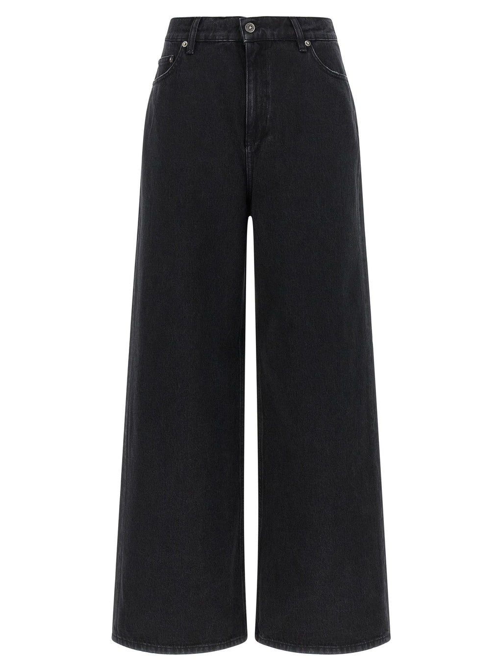 Golden Goose Black Cotton Flared Jeans