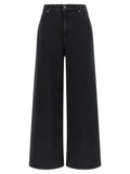 Golden Goose Black Cotton Flared Jeans
