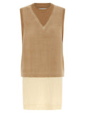 Maison Margiela Beige Virgin Wool Sleeveless Jacket