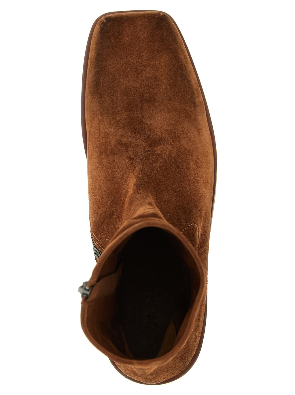 Marsell Brown Calfskin Ankle Boots