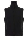 Maison Margiela Black Wool Sleeveles Sweater