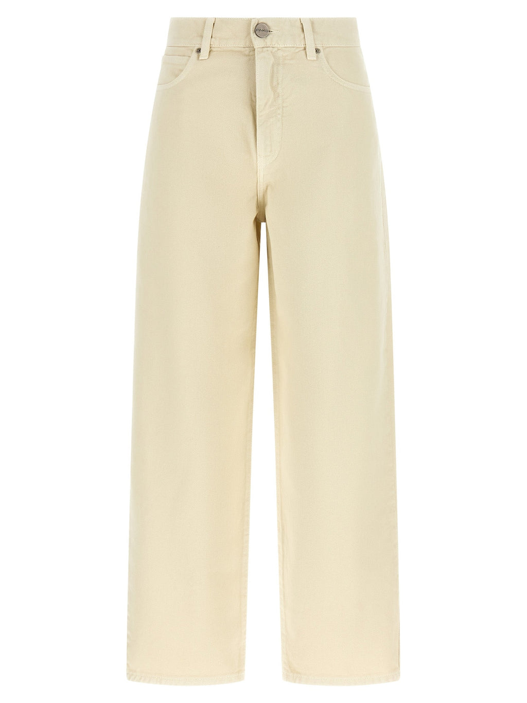 PINKO Beige Cotton Jeans Denim