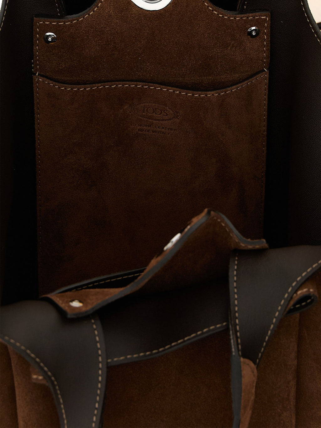 Tod's Brown Calfskin Handbag