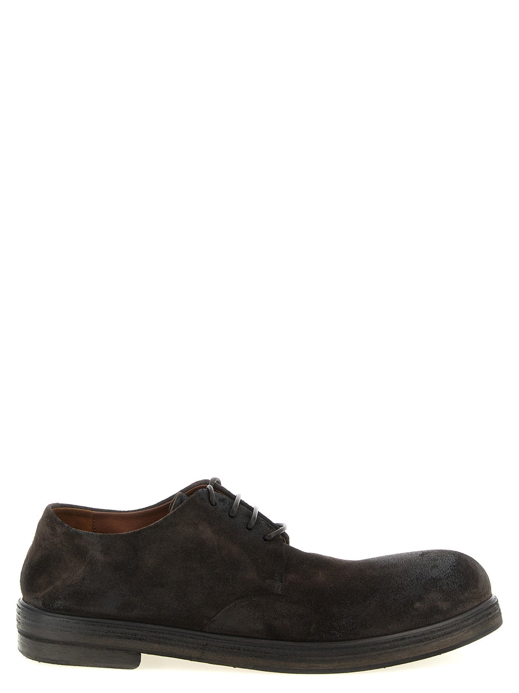 Marsell Brown Calfskin Oxfords And Derbies