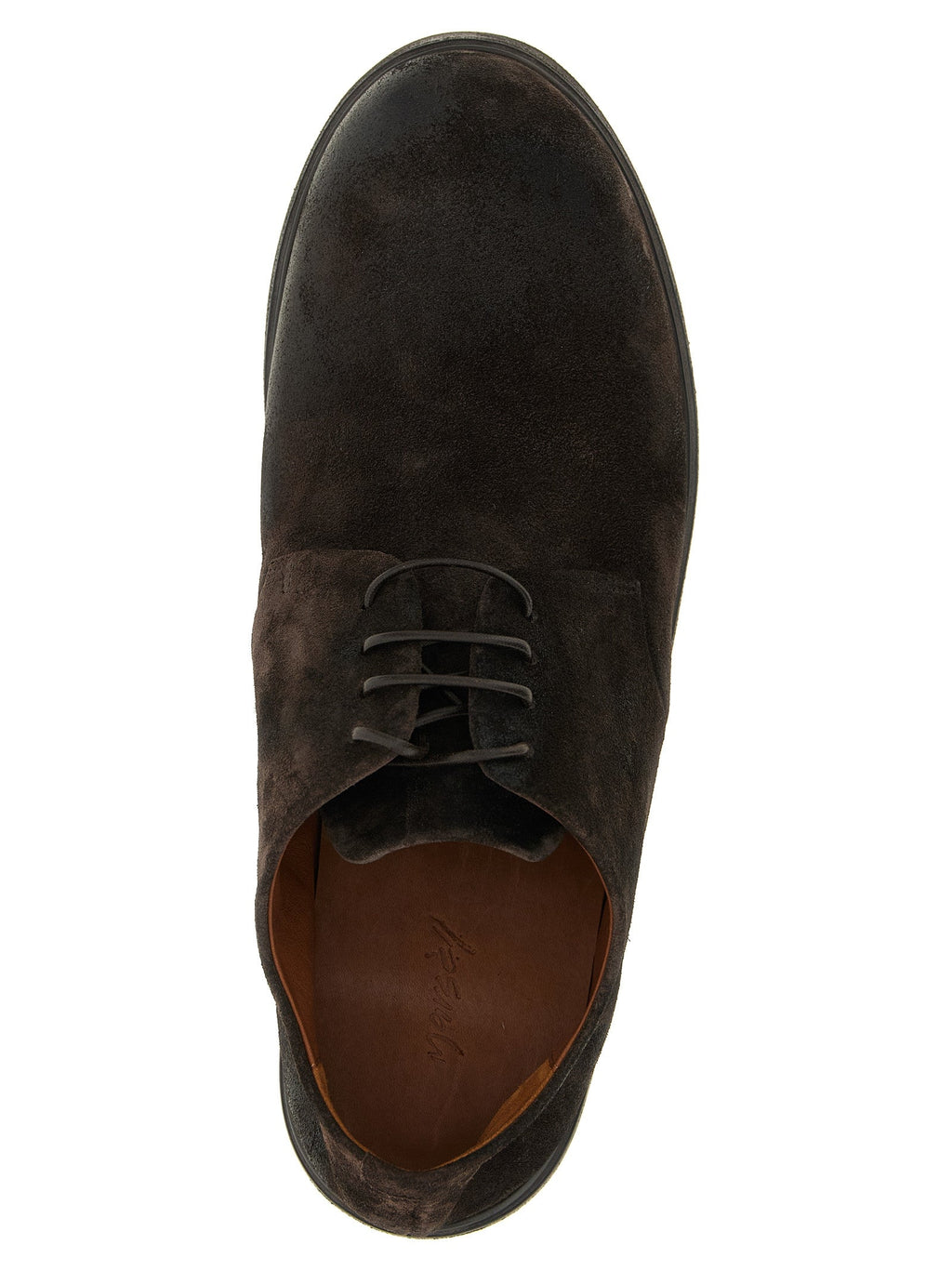 Marsell Brown Calfskin Oxfords And Derbies