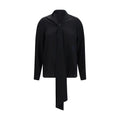 Burberry Black Silk Blouse