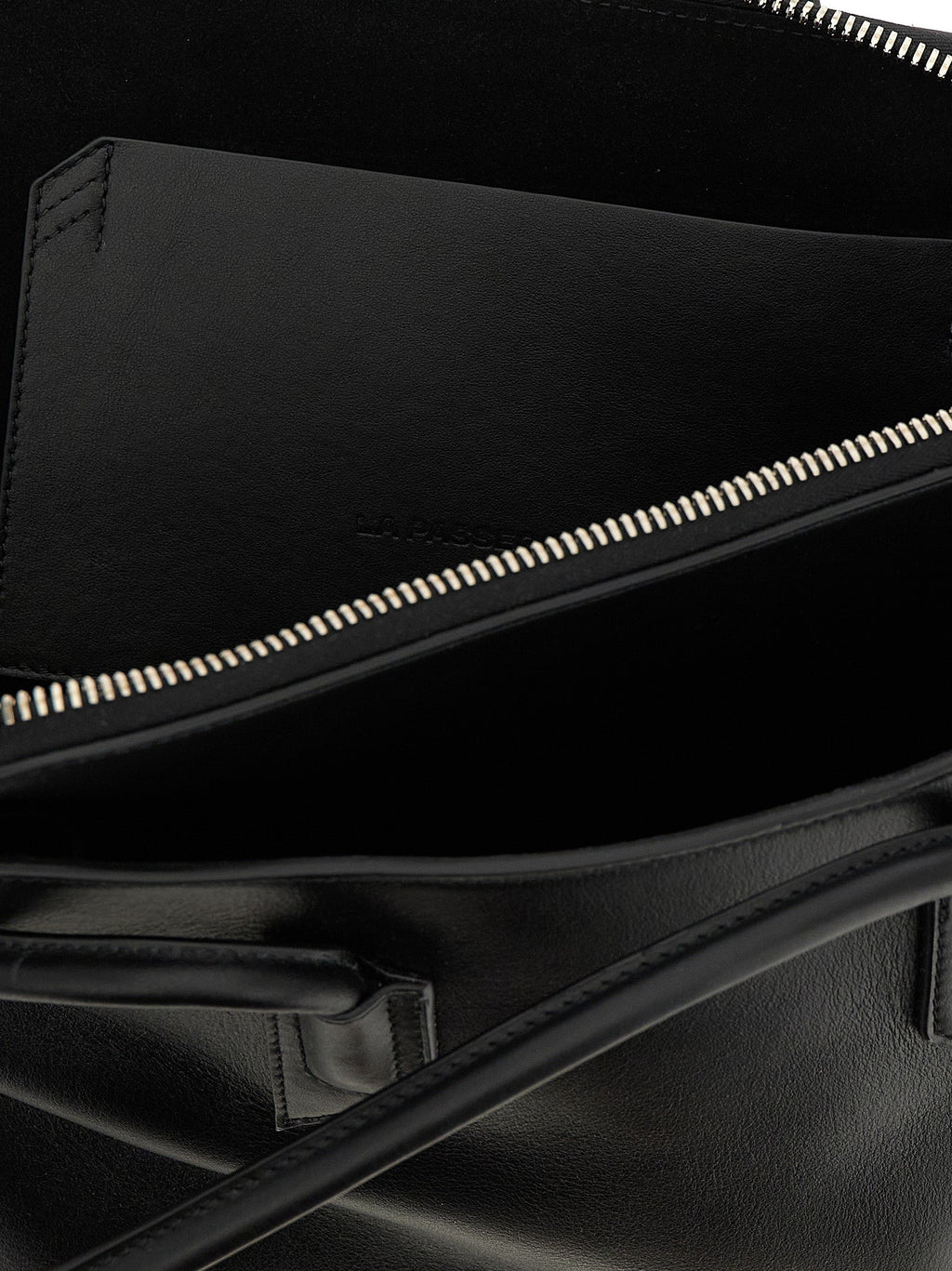 The Attico Black Calfskin Shoulder Bag