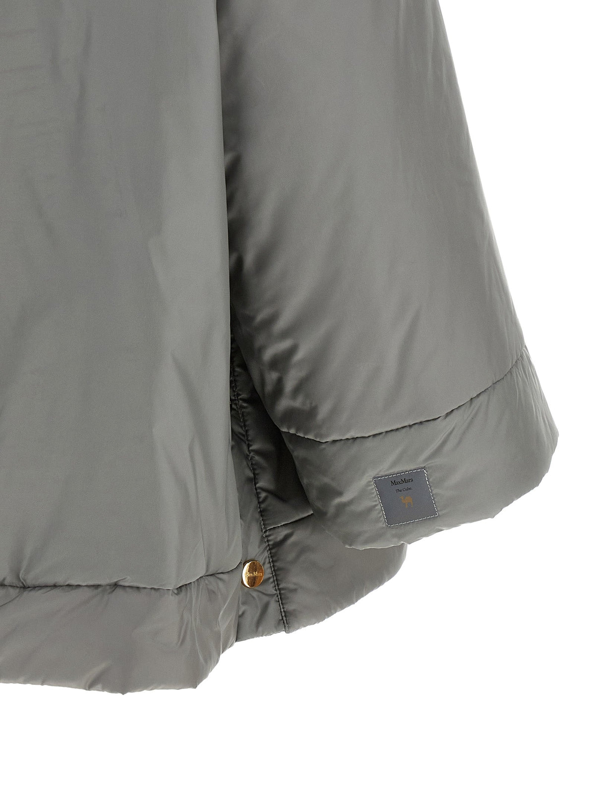 Max Mara Gray Polyester Shell Jacket