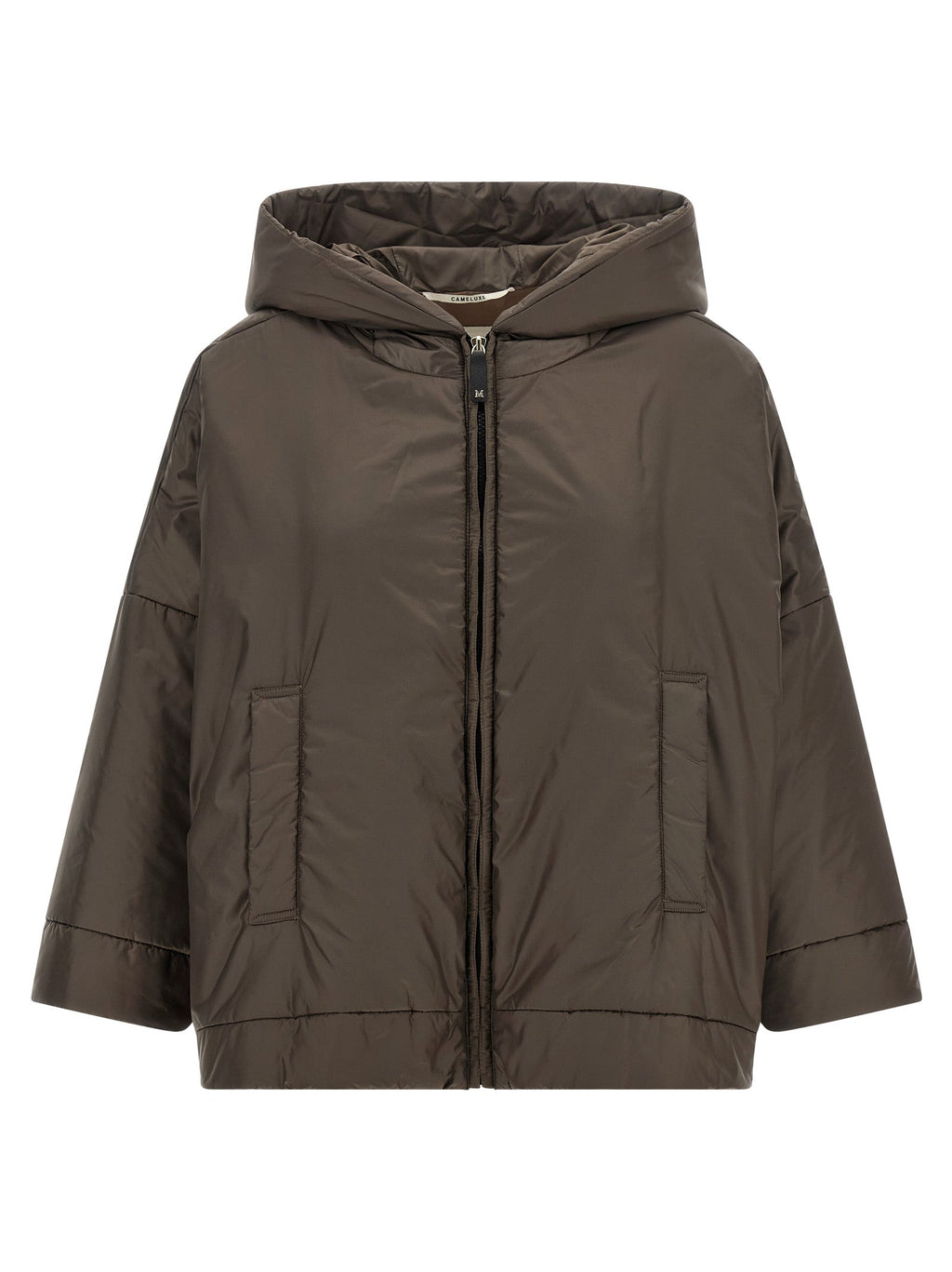 Max Mara Brown Polyester Shell Jacket