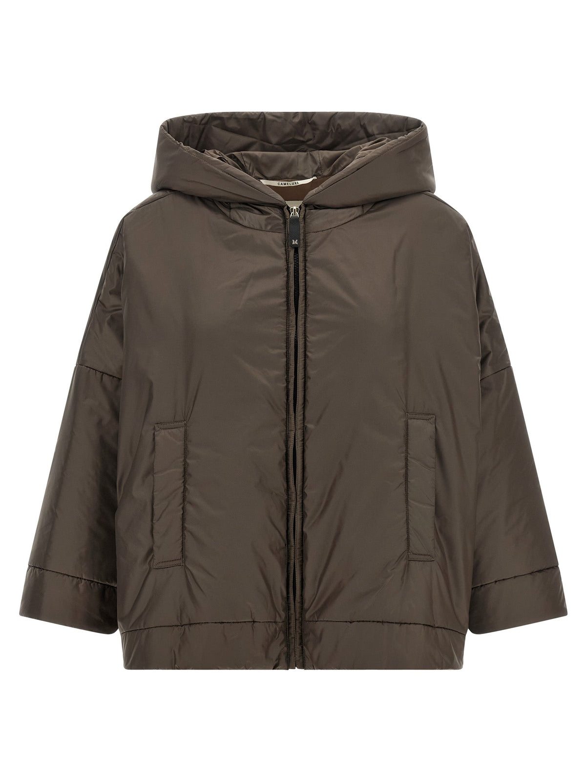 Max Mara Brown Polyester Shell Jacket