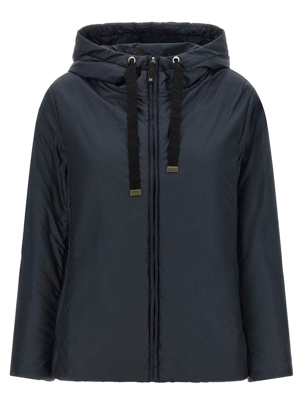 Max Mara Blue Polyester Shell Jacket