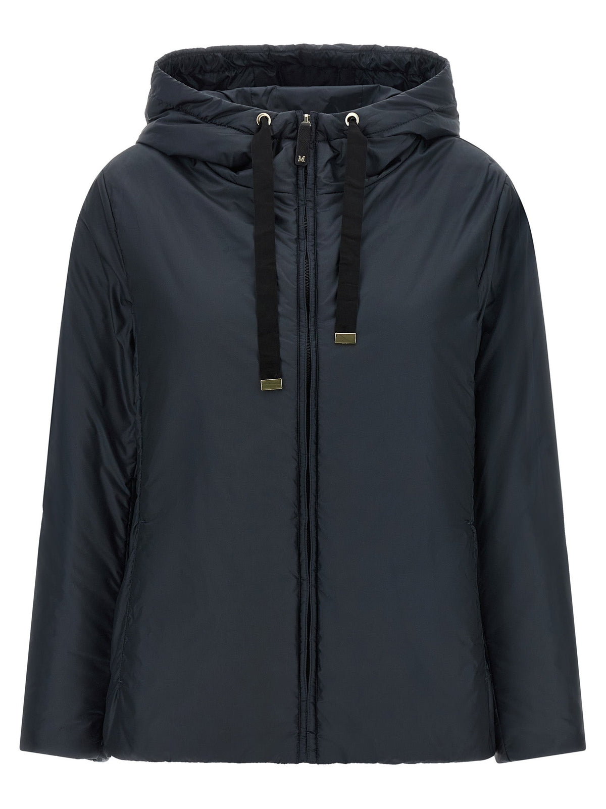Max Mara Blue Polyester Shell Jacket