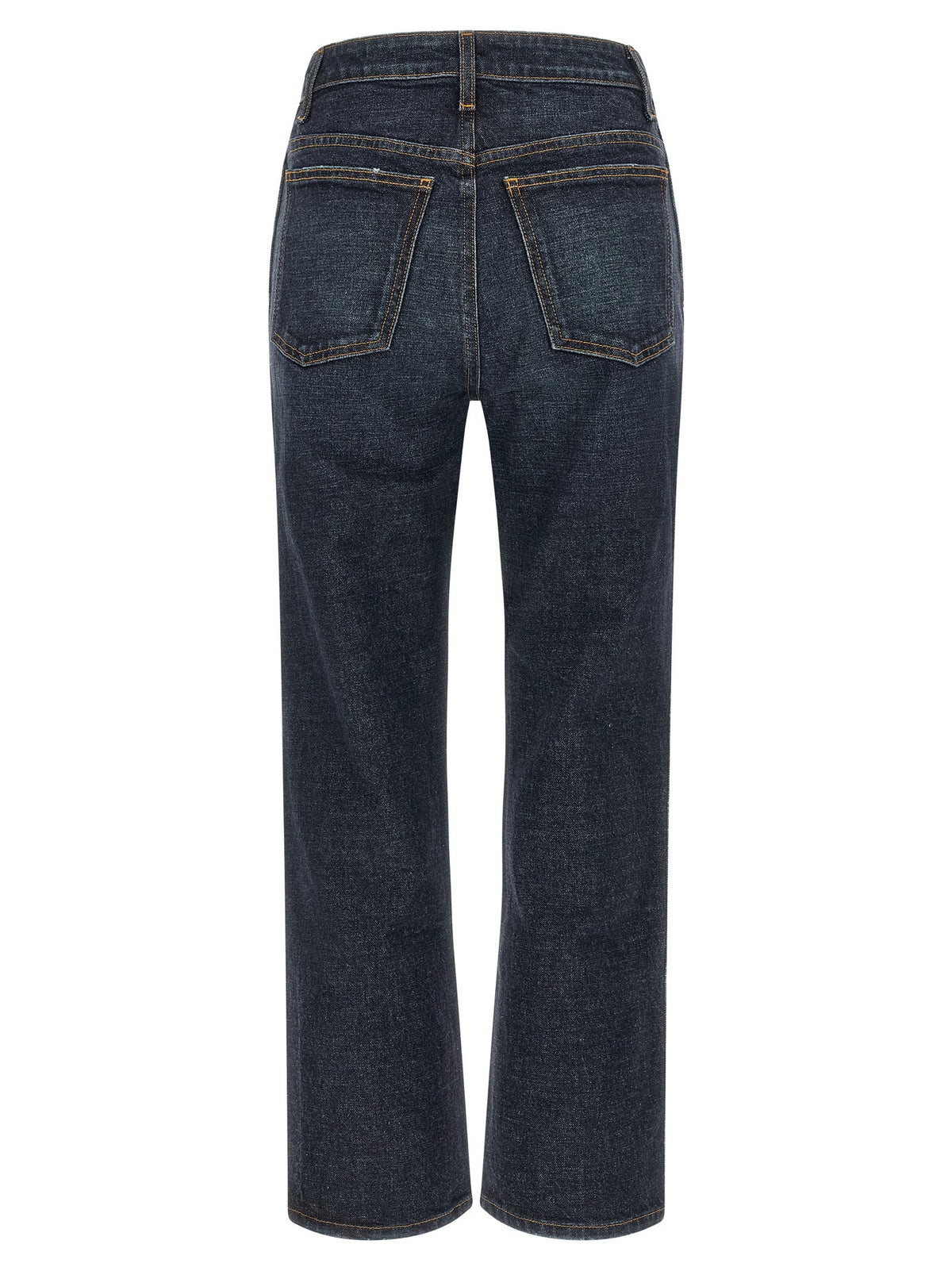 Khaite Blue Cotton Flared Jeans
