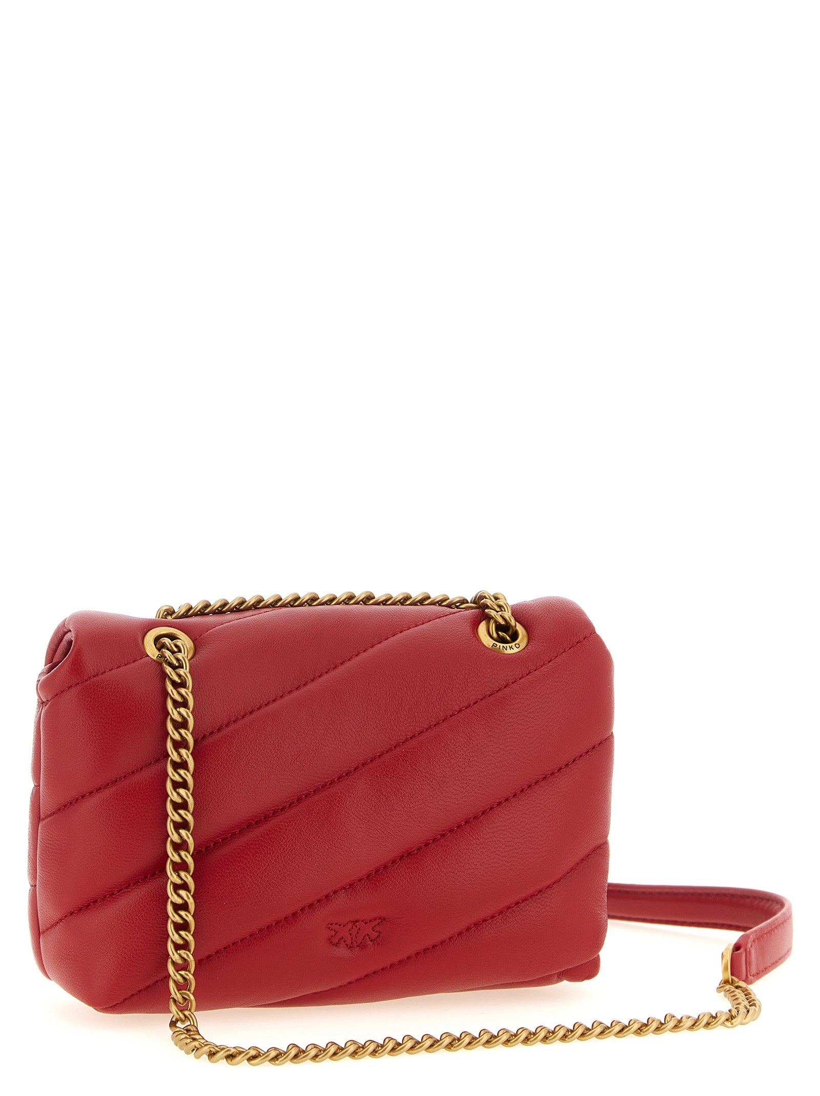 PINKO Multicolor Lamb Leather Crossbody Bag