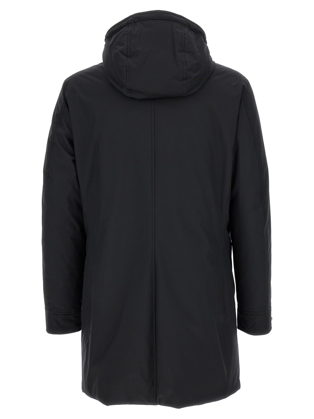 MooRER Blue Wool Parka