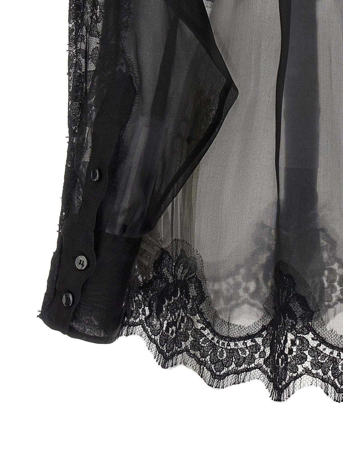 Dolce & Gabbana Black Silk Blouse